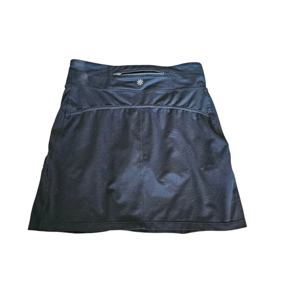 Athletic Workout Stylish Black Pleated Skirt Skort Size Medium - Picture 3 of 6